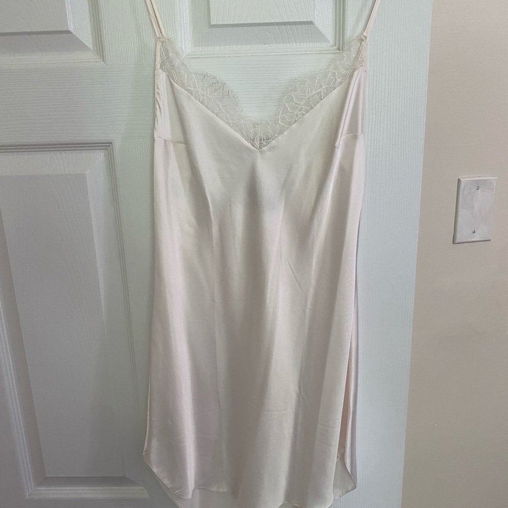 Victoria's Secret White Lace Chemise